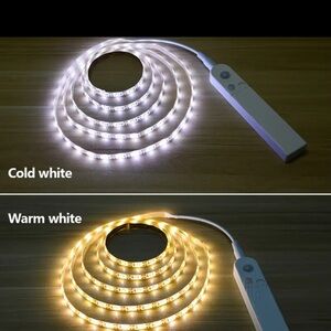 🆕 Warm Light LED Motion Sensor Light Strip